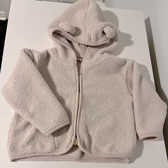 Jessica Simpson 24 months Leopard Print Outfit with Fuzzy Hoodie - Picture 2 of 11